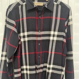 Men's Burberry Button Up Dress Shirt
